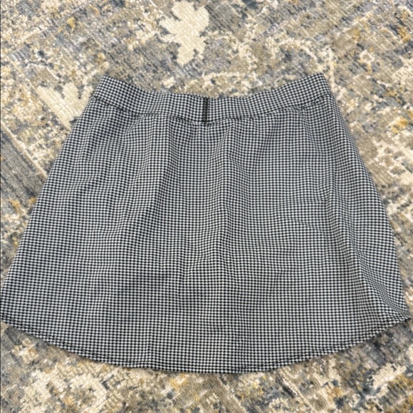 Alo Micro Houndstooth tennis checkered athletic skirt skort Large - Picture 5 of 5